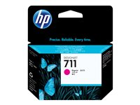 HP 711 - 29 ml - magenta - alkuperäinen - DesignJet - mustepatruuna malleihin DesignJet T100, T120, T120 ePrinter, T125, T130, T520, T520 ePrinter, T525, T530 CZ131A