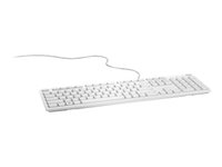 Dell KB216 - Näppäimistö - USB - QWERTY - Yhdysvaltain englanti kansainv. - valkoinen 580-ADGM