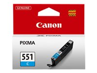 Canon CLI-551C - 7 ml - sinivihreä - alkuperäinen - mustesäiliö malleihin PIXMA iP8750, iX6850, MG5550, MG5650, MG5655, MG6450, MG6650, MG7150, MG7550, MX725, MX925 6509B001