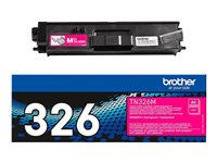 Brother TN326M - Magenta - alkuperäinen - väriainekasetti malleihin Brother DCP-L8400, DCP-L8450, HL-L8250, HL-L8350, MFC-L8650, MFC-L8850 TN326M