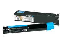 Lexmark - Erittäin tuottoisa - sinivihreä - alkuperäinen - väriainekasetti LCCP malleihin Lexmark C950DE, C950dte C950X2CG