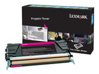 Lexmark - Magenta - alkuperäinen - väriainekasetti Lexmark Corporate malleihin Lexmark C748de, C748dte, C748e C748H3MG