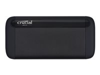 Crucial X8 - SSD - 1 Tt - ulkoinen (kannettava) - USB 3.1 Gen 2 (USB-C liitin) CT1000X8SSD9