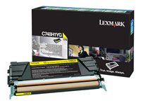 Lexmark - Tuottoisa - keltainen - alkuperäinen - väriainekasetti LCCP, LRP malleihin Lexmark C748de, C748dte, C748e C748H1YG