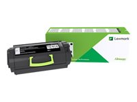 Lexmark 522HE - Tuottoisa - musta - alkuperäinen - väriainekasetti Lexmark Corporate malleihin Lexmark MS810, MS811, MS812 52D2H0E