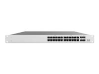 Cisco Meraki Cloud Managed MS125-24P - Kytkin - Hallinnoitu - 24 x 10/100/1000 (PoE) + 4 x 10 Gigabit SFP+ - seinään asennettava, työpöytä - PoE (370 W) MS125-24P-HW