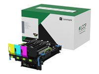 Lexmark - Väri (sinivihreä, sinipunainen, keltainen) - alkuperäinen - tulostimen kuvayksikkö LCCP malleihin Lexmark C4342, CS730de, CX730de, CX735adse 71C0Z50