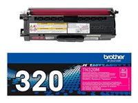 Brother TN320M - Magenta - alkuperäinen - väriainekasetti malleihin Brother DCP-9055, DCP-9270, HL-4140, HL-4150, HL-4570, MFC-9460, MFC-9465, MFC-9970 TN320M