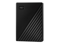 WD My Passport WDBPKJ0050BBK - Kiintolevyasema - salattu - 5 Tt - ulkoinen (kannettava) - USB 3.2 Gen 1 - 5400 kierrosta/min - AES 256 bittiä - musta WDBPKJ0050BBK-WESN