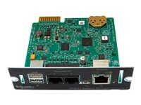 APC Network Management Card 3 with PowerChute Network Shutdown & Environmental Monitoring - Etähallintasovitin - 1GbE - 1000Base-T malleihin P/N: SMTL2200RM2UC, SMTL3000RM2UC, SMTL3000RM2UCNC, SRTL10KRM4UT, SRTL8KRM4UT AP9641