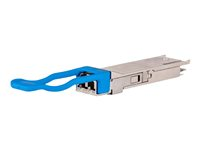 HPE Aruba - QSFP28-lähetin-vastaanotinmoduuli - 100GbE - 100GBase-ER4Lite - LC single-mode - jopa 40 km malleihin HPE Aruba 8325, 8400 8-slot; CX 10000, 8360 JL743A