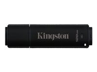 Kingston DataTraveler 4000 G2 Management Ready - USB Flash-asema - salattu - 128 Gt - USB 3.0 - FIPS 140-2 Level 3 - TAA-yhteensopiva DT4000G2DM/128GB