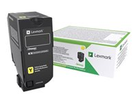 Lexmark - Tuottoisa - keltainen - alkuperäinen - väriainekasetti LCCP, LRP, Lexmark Corporate malleihin Lexmark CX725de, CX725dhe, CX725dthe 84C2HYE