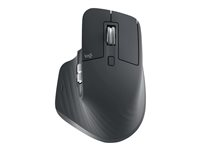 Logitech Master Series MX Master 3S for Business - Hiiri - ergonominen - oikeakätinen - optinen - 7 painiketta - langaton - Bluetooth - Logitech Logi Bolt USB-vastaanotin - grafiitti 910-006582