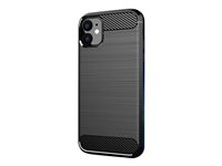 Insmat Carbon And Steel Style - Takakansi matkapuhelimelle - hiilikuitu malleihin Apple iPhone 12 mini 650-1827