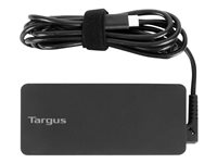 Targus - Verkkosovitin - 65 watti(a) - PD (24 pin USB-C) - musta APA107EU