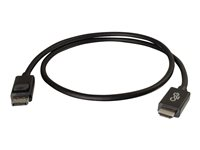 C2G 6ft DisplayPort to HDMI Cable - DP to HDMI Adapter Cable - M/M - DisplayPort -kaapeli - DisplayPort (uros) to HDMI (uros) - 1.8 m - musta 54326