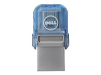 Dell Combo - USB Flash-asema - 128 Gt - USB 3.0 / USB-C AB135396