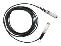 Cisco SFP+ Copper Twinax Cable - Suorakytkentäkaapeli - SFP+ to SFP+ - 1.5 m - kaksoisakselinen - musta malleihin 250 Series; Catalyst 2960, 2960G, 2960S, ESS9300; Nexus 93180, 9336, 9372; UCS 6140, C4200 SFP-H10GB-CU1-5M=