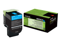 Lexmark - Sinivihreä - alkuperäinen - väriainekasetti malleihin Lexmark CX510de, CX510de Statoil, CX510dhe, CX510dthe 80C2XCE