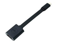 Dell - USB-sovitin - 24 pin USB-C (uros) to USB Type A (naaras) - USB 3.1 - 13.2 cm - musta DBQBJBC054