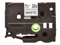 Brother TZe-S261 - Extra strength adhesive - musta valkoisella - Rulla (3,6 cm x 8 m) 1 kasetti(a) laminaattinauha malleihin P-Touch PT-3600, 530, 550, 9200, 9400, 9500, 9600, 9700, 9800, D800, E800, P900, P950 TZES261