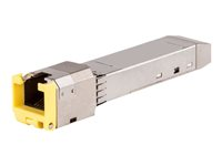 HPE Aruba Cat5e - SFP (mini-GBIC) lähetin-vastaanotin-moduuli - 1GbE - 1000Base-T - RJ-45 - jopa 100 m malleihin Edgeline e920; HPE Aruba 6000 12, 6000 24, 6000 48, 6200F 12, 6200M 24; CX 10000, 8360 J8177D