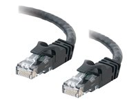 C2G Cat6 Booted Unshielded (UTP) Network Patch Cable - Kytkentäkaapeli - RJ-45 (uros) to RJ-45 (uros) - 1 m - UTP - CAT 6 - valettu, piikitön, säikeinen - musta 83406