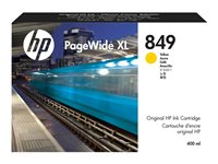 HP 849 - 400 ml - keltainen - alkuperäinen - PageWide XL - mustepatruuna malleihin PageWide XL 3900 1XB38A