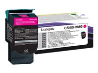 Lexmark - Tuottoisa - magenta - alkuperäinen - väriainekasetti LCCP, LRP malleihin Lexmark C540, C543, C544, C546, X543, X544, X546, X548 C540H1MG