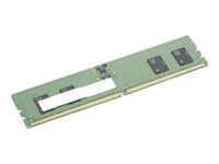 Lenovo - DDR5 - moduuli - 8 Gt - DIMM 288 nastaa - 4800 MHz - puskuroimaton - vihreä malleihin ThinkStation P2 30FR; P3 30GS 4X71N34263