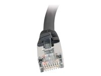 C2G Cat5e Booted Shielded (STP) Network Patch Cable - Kytkentäkaapeli - RJ-45 (uros) to RJ-45 (uros) - 20 m - STP - CAT 5e - valettu - musta 83857