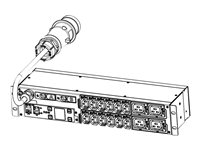 Eaton ePDU G3 Metered Input - Virranjakeluyksikkö (telineasennettava) - Vaihtovirta 230 V - 3-vaiheinen - Ethernet 10/100, RS-232 - tulo: IEC 60309 32A - lähtöliittimet: 16 (power IEC 60320 C13, IEC 60320 C19) - 2U - 3 m johto EMIH06