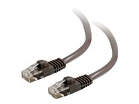 C2G Cat5e Booted Unshielded (UTP) Network Patch Cable - Kytkentäkaapeli - RJ-45 (uros) to RJ-45 (uros) - 3 m - UTP - CAT 5e - valettu, piikitön, säikeinen - ruskea 83676