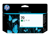 HP 70 - 130 ml - vihreä - alkuperäinen - DesignJet - mustepatruuna malleihin DesignJet HD Pro MFP, T120, Z2100, Z3100, Z3100ps, Z3200, Z3200ps, Z5200, Z5400 C9457A