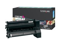 Lexmark - Erittäin tuottoisa - magenta - alkuperäinen - väriainekasetti LCCP, LRP malleihin Lexmark C782dn, C782dtn, C782n, X782e, X782e MFP, X782e Page Plus Solution C782X1MG