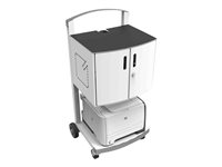 Compulocks CartiPad Uno Tablet / Laptop Charging Rolling Cart 16 Devices EU Power Plug - Kärry (vain lataus) - hitsattu teräs -näytön koko: 13" UNO-EU