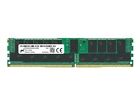 Micron - DDR4 - moduuli - 16 Gt - DIMM 288 nastaa - 2666 MHz / PC4-21333 - CL19 - 1.2 V - rekisteröity - ECC MTA18ASF2G72PDZ-2G6R