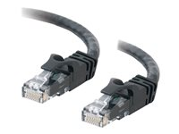 C2G Cat6 Booted Unshielded (UTP) Network Patch Cable - Kytkentäkaapeli - RJ-45 (uros) to RJ-45 (uros) - 15 m - UTP - CAT 6 - valettu, piikitön, säikeinen - musta 83413