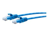 C2G 10ft (3m) Cat6a Snagless Unshielded (UTP) Slim Ethernet Network Patch Cable - Blue - Kytkentäkaapeli - RJ-45 (uros) to RJ-45 (uros) - 3 m - 4.8 mm - UTP - CAT 6a - valettu, piikitön - sininen C2G30134