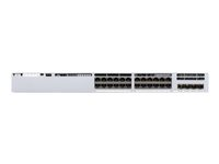 Cisco Catalyst 9300L - Network Essentials - kytkin - L3 - Hallinnoitu - 16 x 10/100/1000 (UPOE) + 2 x 40Gb Ethernet + 8 x 1/2.5/5/10GBase-T - telineeseen asennettava - UPOE (722 W) C9300L-24UXG-2Q-E